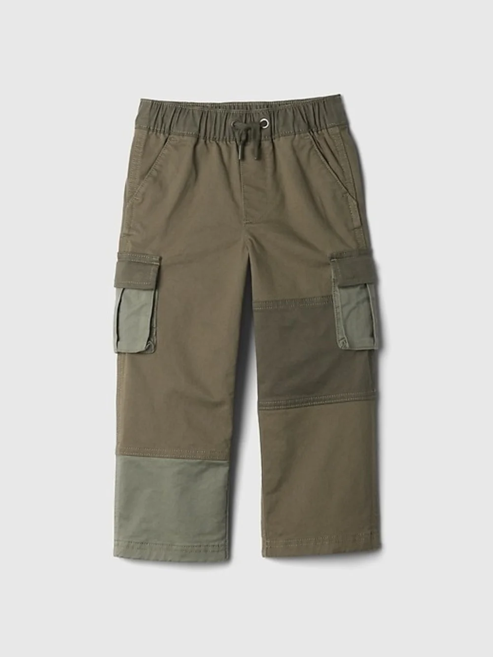 Baby GAP Olive Patchwork Cargo Pants Sz 2 Years Toddler